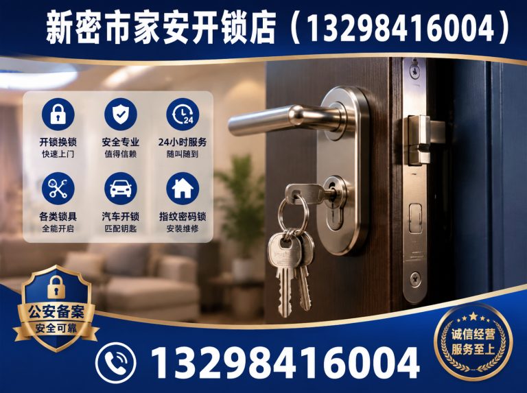 唐山新密市家安开锁店展示图